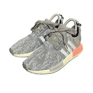 Adidas NMD_R1 W Heather Grey Raw Pink White Running BY9647 (413) Women's Shoes 7